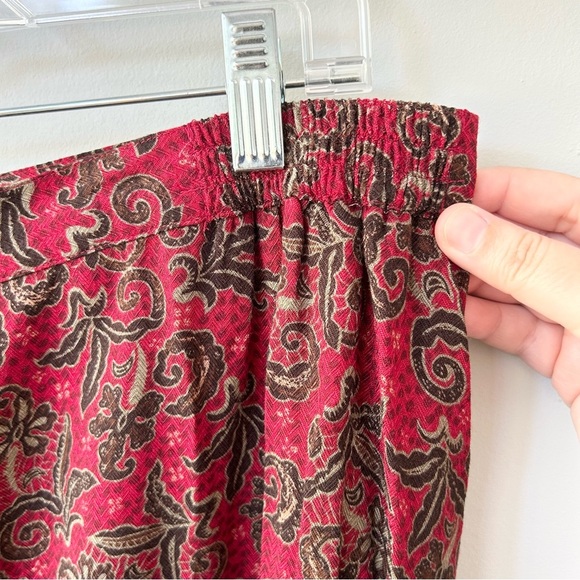 NWT Vintage Sag Harbor rayon 2pc skirt set with long sleeved shirt & maxi skirt - Picture 15 of 16